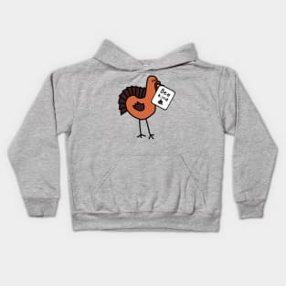 Be Kind Thanksgiving Turkey Kids Hoodie